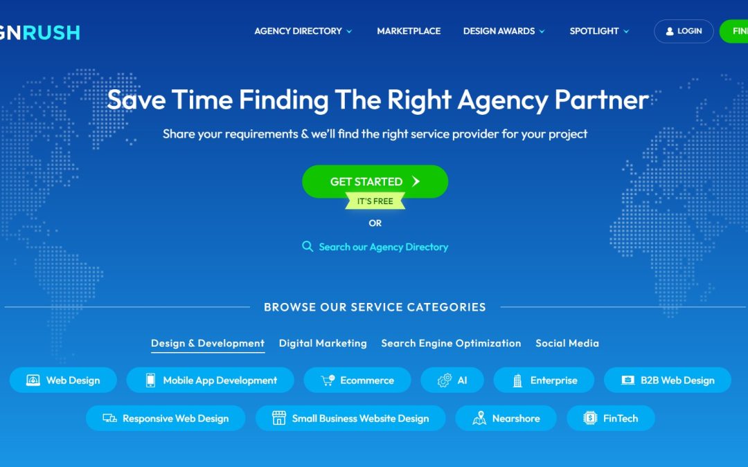 Partnership with DesignRush: an innovative platform for finding the best digital agencies
