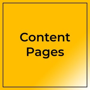 content pages - build your own website